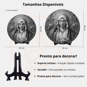 Decoração Católica Sagrada Família em Harmonia Angelical